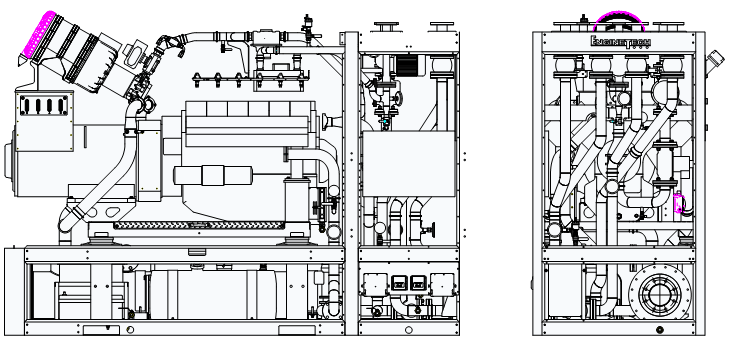 바이오가스 엔진 발전기